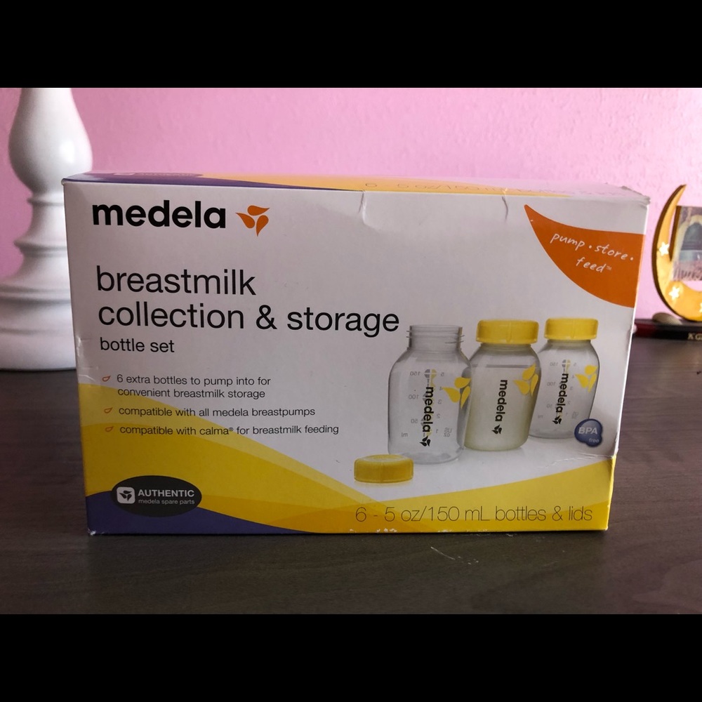 Medela breast milk collection & storage bottle set